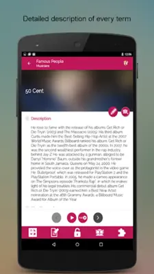 Famous People Biography android App screenshot 12