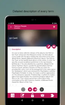 Famous People Biography android App screenshot 4