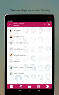 Famous People Biography android App screenshot 6