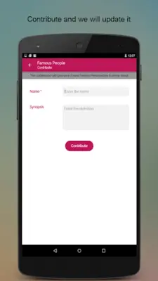 Famous People Biography android App screenshot 8